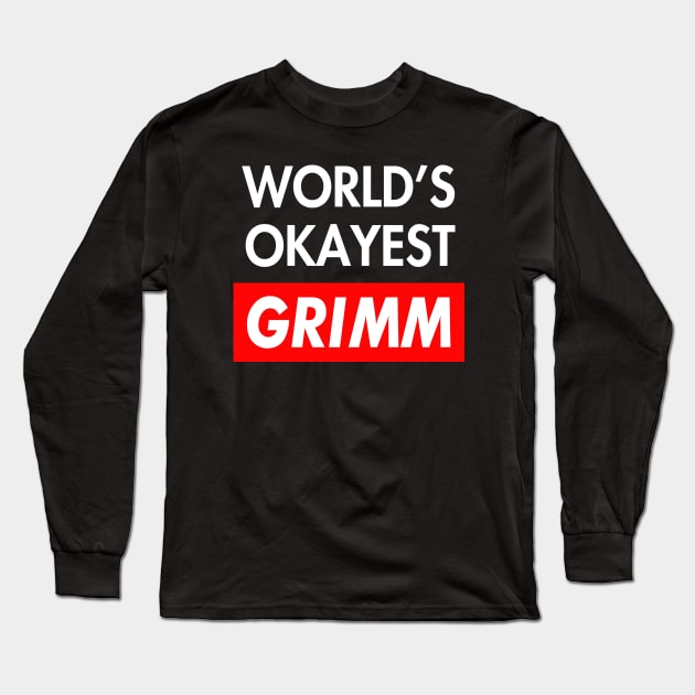 Grimm Long Sleeve T-Shirt by Ban Guns Not Books- Typography fullcolor